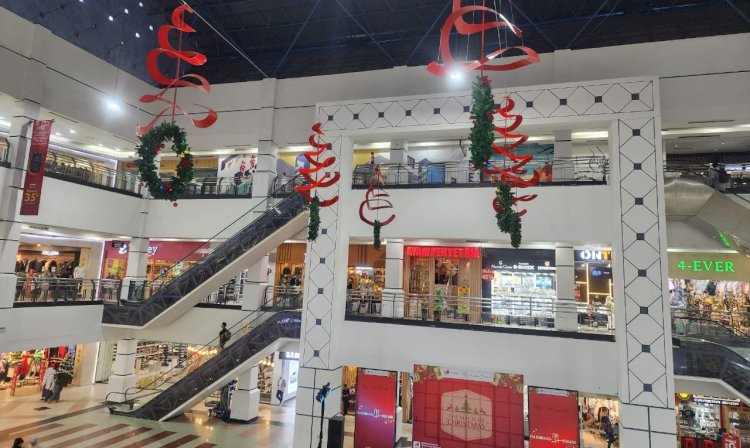 Suasana Palembang Square Mall dalam rangakaian tema rangkaian kegiatan bertema "The Magic of Christmas"/dok Corporate PR & Reputation Management Lippo Malls Indonesia