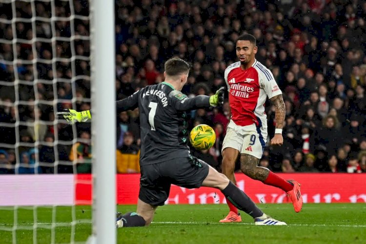Penyerangan Arsenal, Gabriel Jesus menjebol gawang Crystal Palace/net