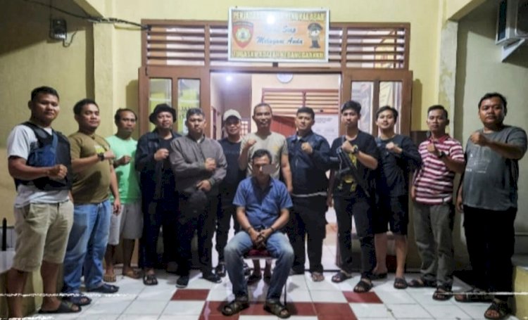 Tersangka ML yang melakukan pencurian baterai alat berat diamankan Polsek Penukal Abab/Dokumen Polisi