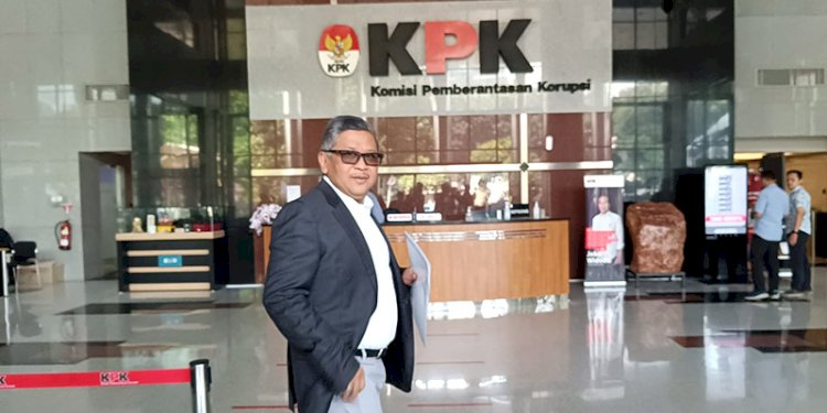 Sekretaris Jenderal PDIP Hasto Kristiyanto di KPK/Ist