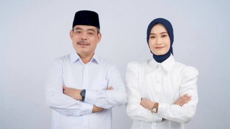 Bupati dan Wakil Bupati Lahat Terpilih, Bursah Zarnubi-Widia Ningsih. (ist/rmolsumsel.id) 