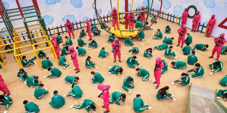 Salah satu adegan di Squid Game, Netflix/Net
