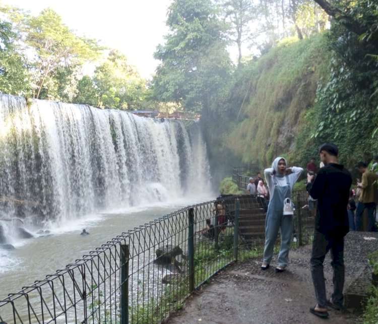 Air Terjun Temam Lubuklinggau. (ist/rmolsumsel.id)
