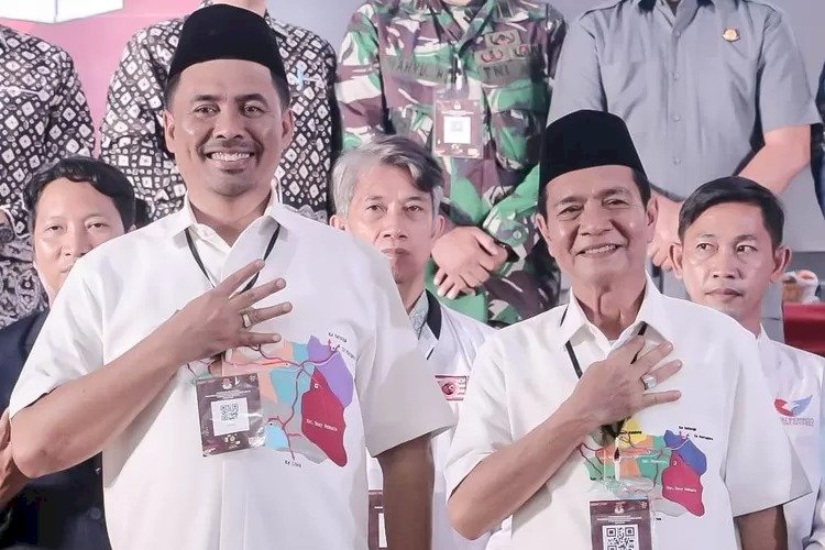 Bupati dan Wakil Bupati OKU Selatan Terpilih, Abusama-Misnadi. (ist/rmolsumsel.id) 