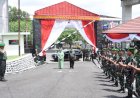 Korem 044/Gapo Gelar Tradisi Penerimaan Warga Baru, Brigjen TNI Adri Koesdyanto Resmi Jabat Danrem
