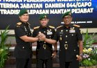 Brigjen TNI Adri Koesdyanto Resmi Jabat Danrem 044/Gapo
