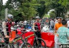Jaga Kondusivitas Akhir Pekan, Polda Sumsel Gelar Patroli Presisi Bersepeda dan Jalan Kaki 