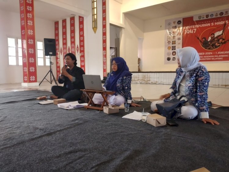 Diskusi sejarah dengan tema "Situs-situs dan Tokoh-tokoh P5H5M Bagi Pembelajaran Sejarah Lokal di Sumsel". (ist/rmolsumsel.id) 