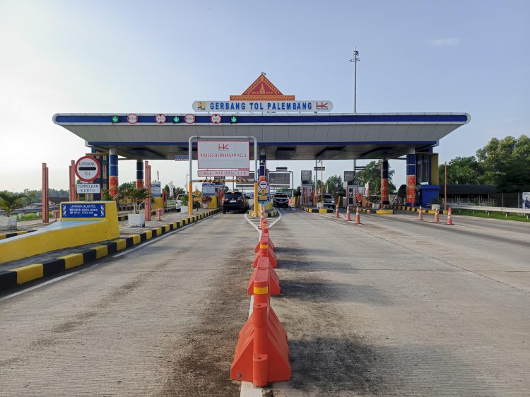 Gerbang tol Palembang. (Dokumentasi Hutama Karya)