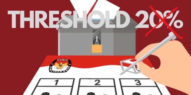 Ilustrasi pembatalan presidential threshold/Ist