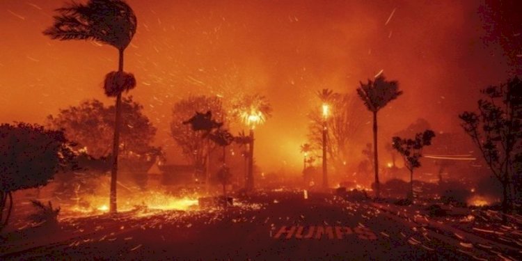 Kebakaran Los Angeles/AP