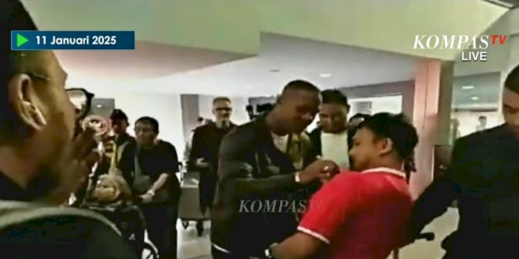 Gambar tangkap layar siaran langsung Kompas TV/Repro
