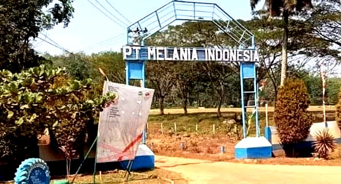 Gerbang PT Melania Indonesia/ist