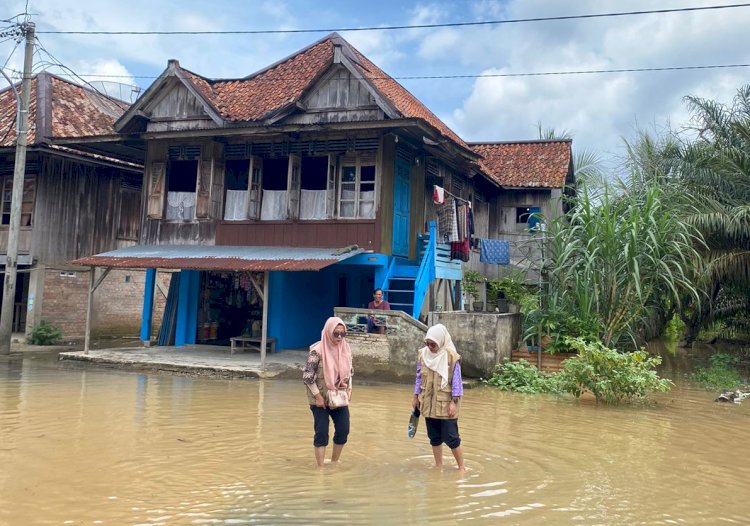 Banjir di Desa Karang Dapo Kabupaten Musi Rawas/ist