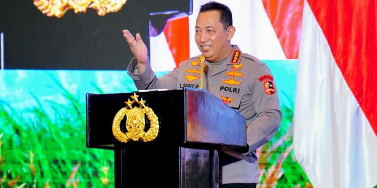 Kapolri Jenderal Listyo Sigit Prabowo dalam Rapat Pimpinan Polri 2025 di The Tribrata, Jakarta Selatan pada Jumat, 31 Januari 2025/Ist