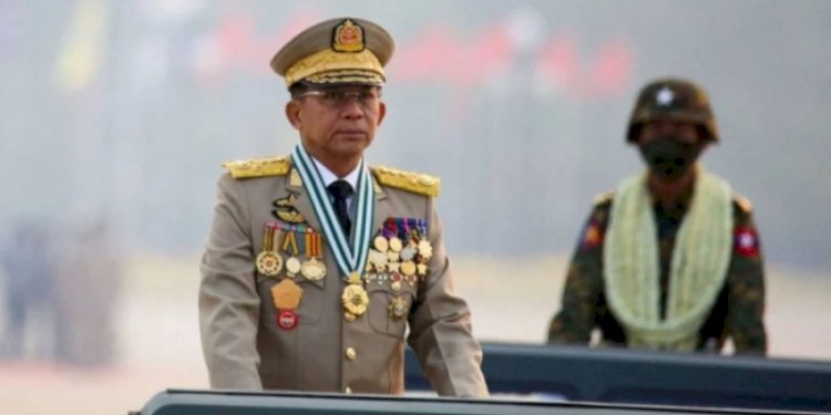 Pemimpin junta Myanmar, Min Aung Hlaing/Net