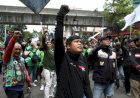 Bawa Sejumlah Tuntutan, Ratusan Driver Ojol Hari Ini Geruduk Kantor Kemenaker