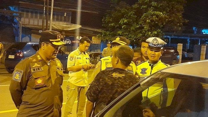Razia digelar di Jalan Lintas Sumatera, depan gedung Kantor Bupati Empat Lawang/ist