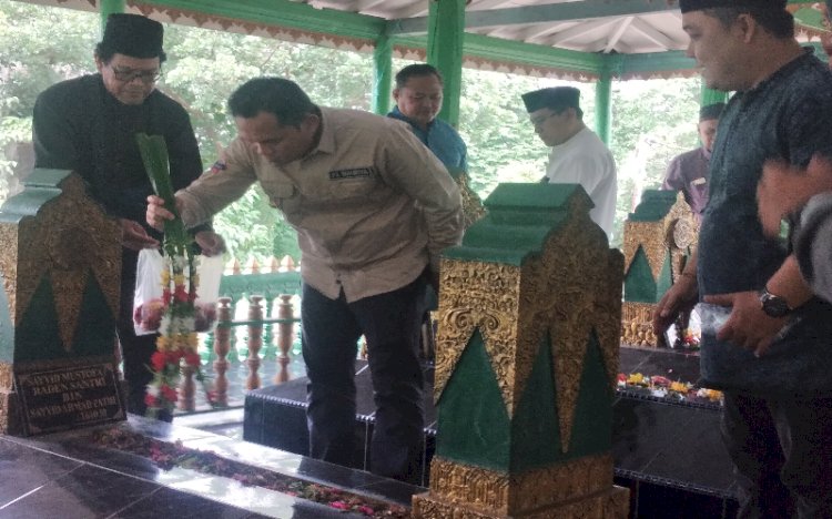 Pj Walikota Palembang Cheka Virgowansyah melakukan kunjungan ke sejumlah cagar budaya di kota Palembang/ist