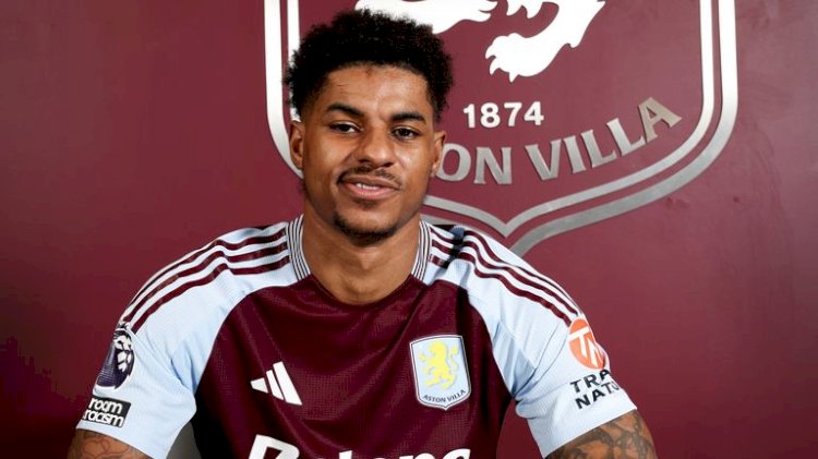 Marcus Rashford  resmi berseragam Aston Villa/SkySports