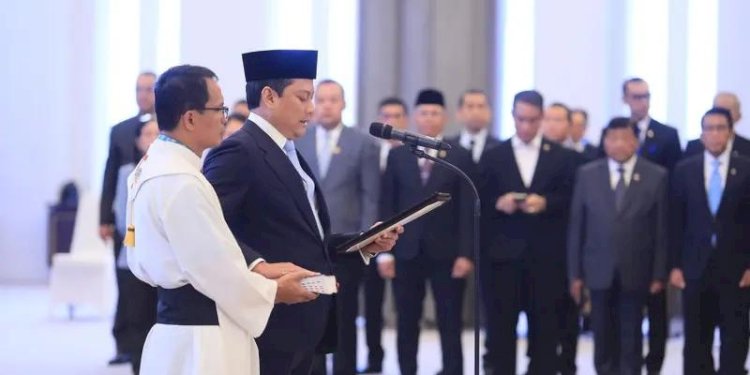 Wakil Menteri Keuangan Thomas A.M. Djiwandono dilantik sebagai Anggota Dewan Komisioner Otoritas Jasa Keuangan (OJK) Ex-officio Kemenkeu/Ist