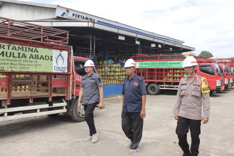 Polres Musi Rawas melakukan monitoring dan pengecekan harga gas elpiji 3 Kg.(Dok/ Polres Musi Rawas)