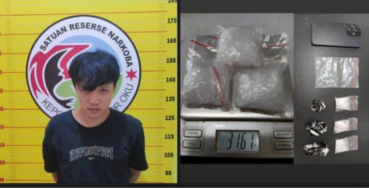 Tersangka diamankan beserta barang bukti/ist