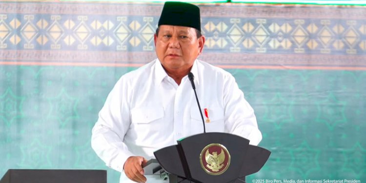 Presiden Prabowo Subianto. (ist/rmolsumsel.id) 