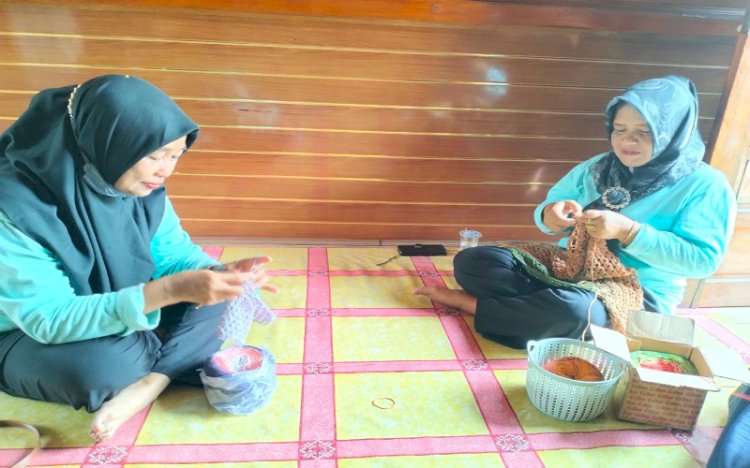 Sentra Industri Bukit Asam (SIBA) Rajut, salah satu usaha mikro & kecil (UMK) binaan PT Bukit Asam Tbk (PTBA)/ist