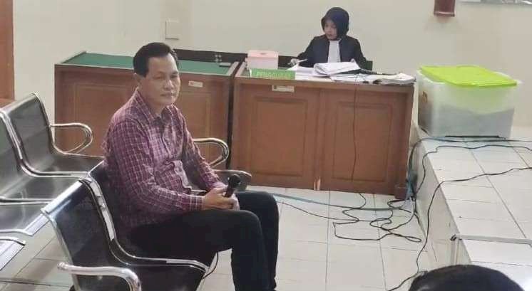 Bupati Muara Enim terpilih Edison menjadio saksi sidang PTSL 2019/ist