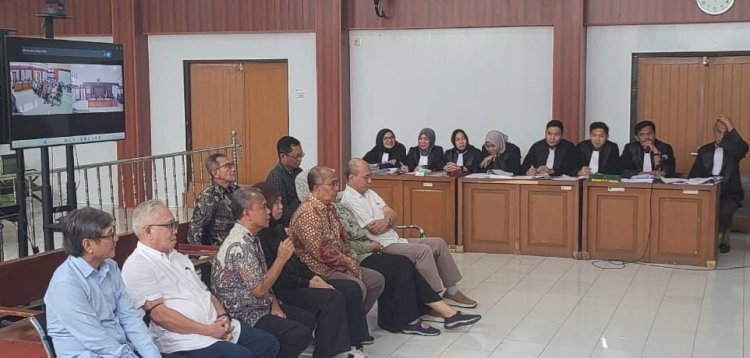Sidang kasus dugaan korupsi proyek Light Rail Transit (LRT) Palembang menghadirkan sembilan saksi di Pengadilan Tipikor Palembang/ist
