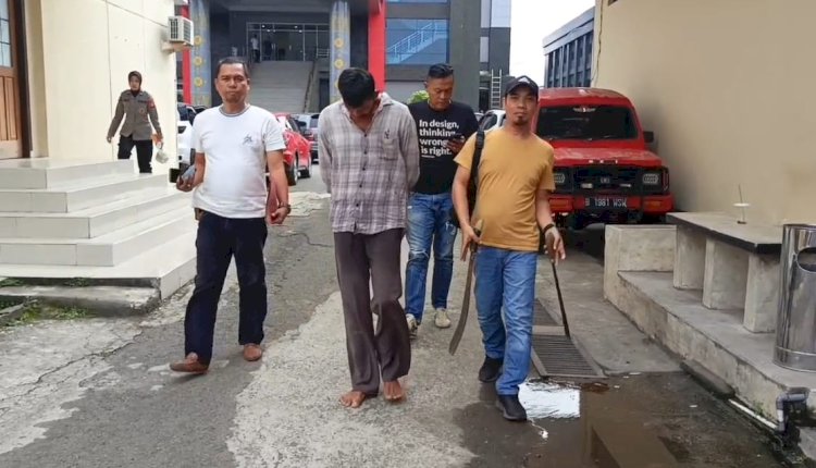 Tim Opsnal Unit 4 Subdit III Jatanras Ditreskrimum Polda Sumsel meringkus Mukrim  pelaku pembacokan/ist