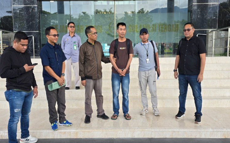 DPO Pencurian Besi PLTU, Andi Mulya Bakti diamankan Tim Tabur Kejari Muara Enim/ist