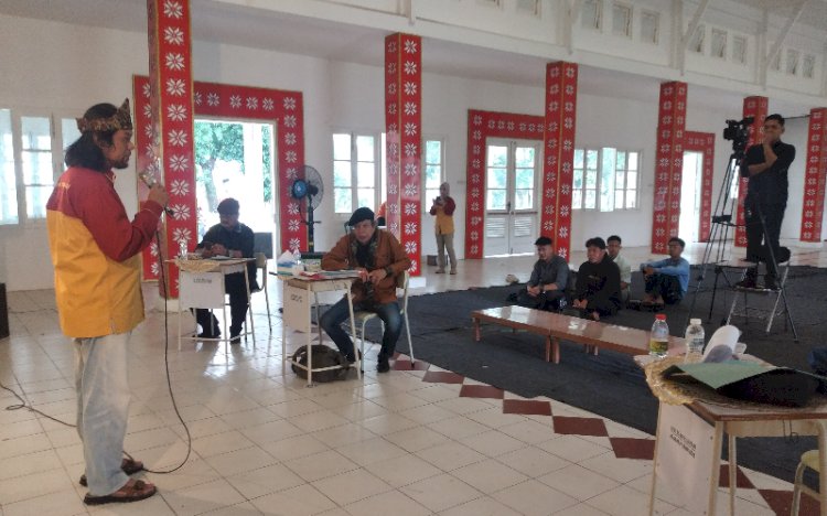 Lembaga Budaya  Komunitas Batanghari (Kobar) 9  menggelar casting pemeran  teater Sultan Mahmud Badaruddin II/Foto: Dudi Oskandar