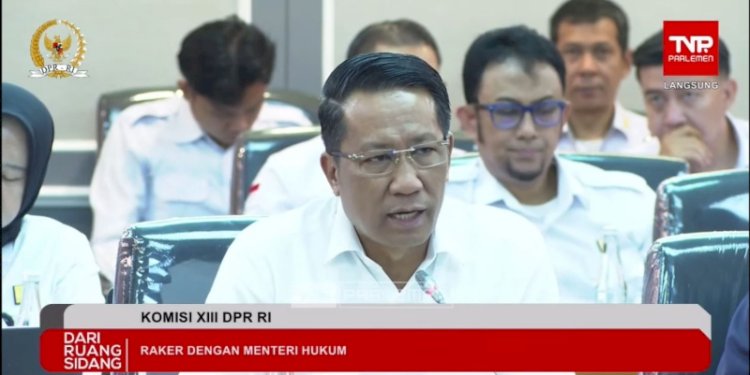 Menteri Hukum Supratman Andi Agtas/Repro