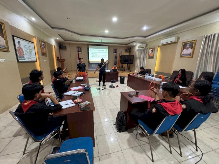 Pelatihan SAR di Basarnas Palembang. (ist/rmolsumsel.id)