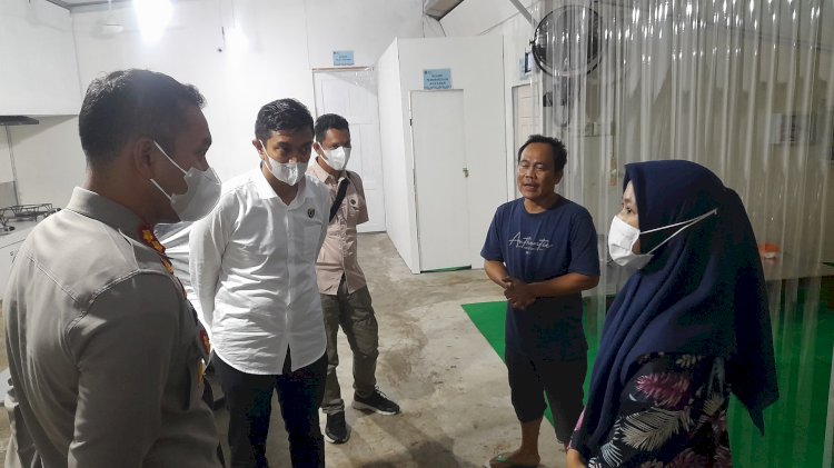 Kapolres saat mengecek dapur MBG di Empat Lawang/ist