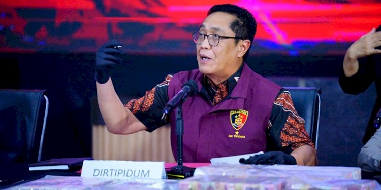 Direktur Tindak Pidana Umum (Dirtipidum) Bareskrim Polri Brigjen Djuhandani Rahardjo Puro di Bareskrim, Jakarta Selatan pada Jumat, 21 Februari 2025/Ist