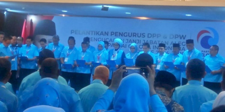Pelantikan pengurus DPP dan DPW Partai Gelora Indonesia, di Ballroom Hotel Grand Kemang, Jakarta Selatan, Sabtu, 22 Februari 2025/RMOL