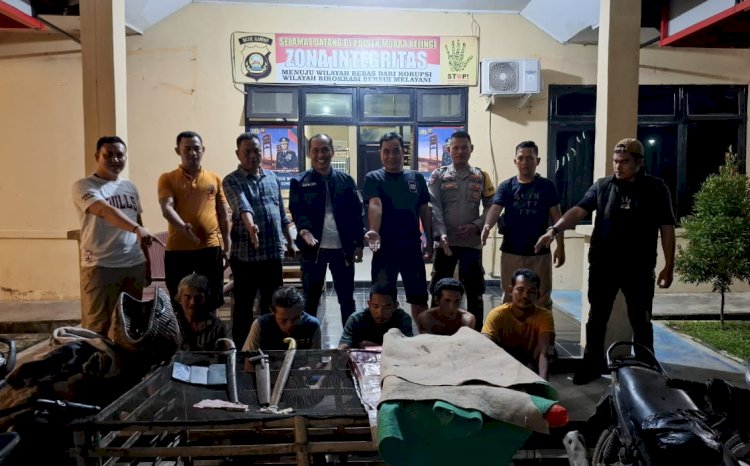 Petugas Kepolisian berhasil menggerebek lokasi judi sabung ayam di Dusun III Desa Air Beliti, Kecamatan Tuah Negeri, Kabupaten Musi Rawas, Sumatera Selatan/ist
