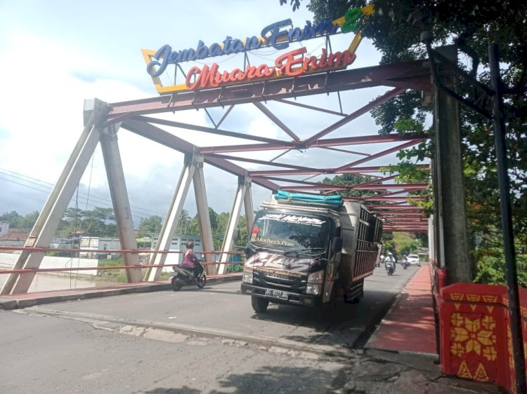 Jembatan Enim II. (noviansyah/rmolsumsel.id) 