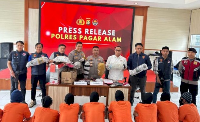 Polres Pagar Alam ungkap kasus narkoba/ist