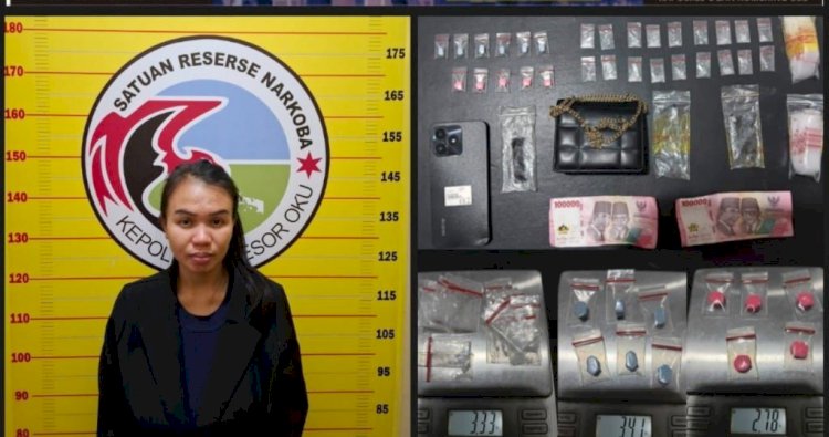 Tersangka diamankan beserta barang bukti/ist