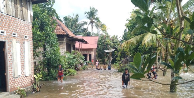 Banjir di Kelurahan Marga Bhakti, Kecamatan Lubuklinggau Utara I.(Handout)