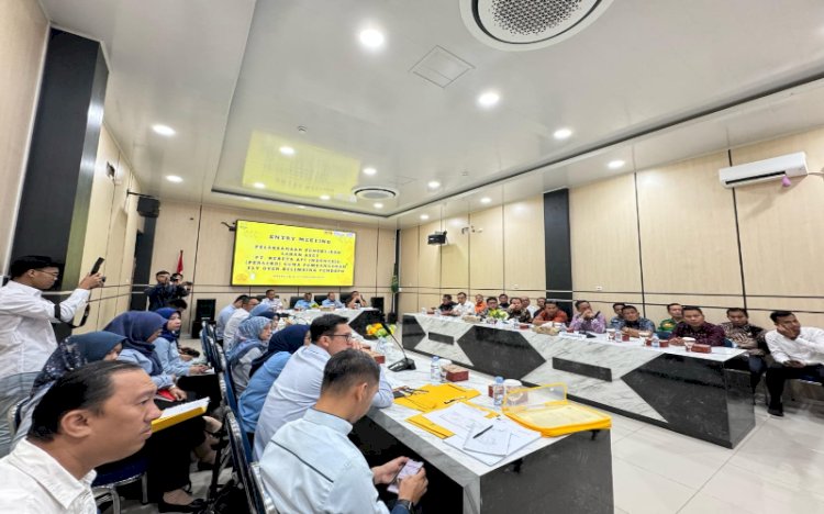 Rapat bersama terkait pembangunan flyover di Muara Enim/ist