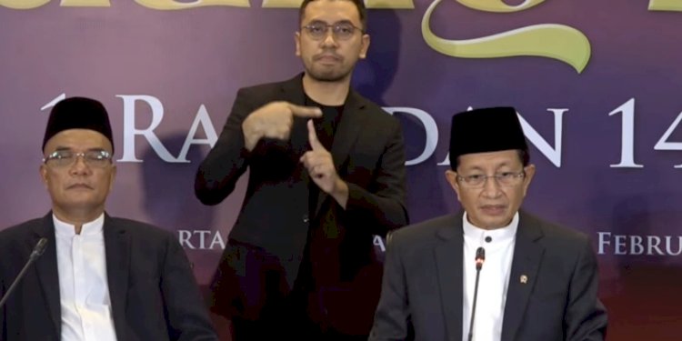 Menteri Agama Nasarudin Umar (kanan)/tangkapan layar