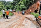 Diserang Longsor, Dishub Pagar Alam Imbau Warga Waspada saat Melintas ke Tanjung Sakti 