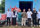 Siapkan Kemandirian Narapidana, Lapas Muara Enim Terima Bantuan Mesin Paving Blok