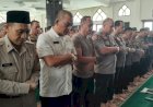 Penghormatan Terakhir, Polda Sumsel Gelar Salat Gaib untuk Tiga Polisi Way Kanan yang Tewas saat Gerebek Judi Sabung Ayam