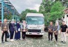 Cegah Lakalantas Pelajar, Dishub PALI Dapat Bantuan Bus Sekolah